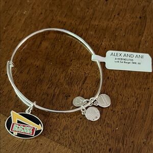 ALEX AND ANI 🌠LIMITED EDITION NWT Silver IN-N-OUT CHARM BANGLE NWT